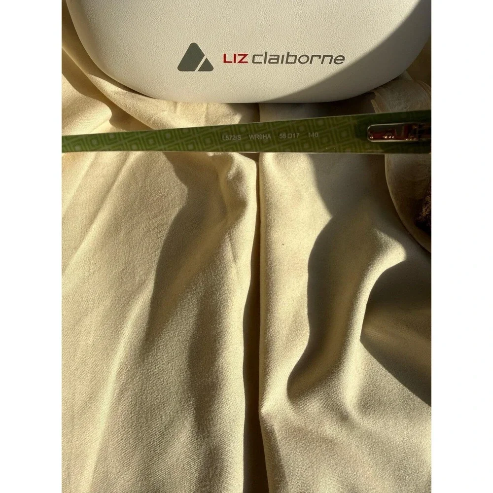 Liz Claiborne Oversized Tortoise Sunglasses w/ Case